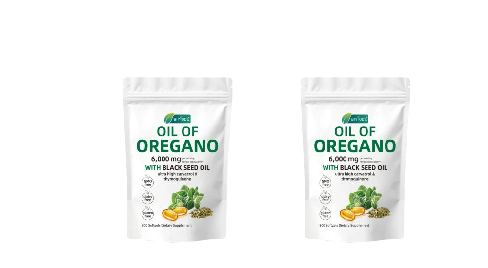 Oregano Oil Black Seed Oil Softgels
