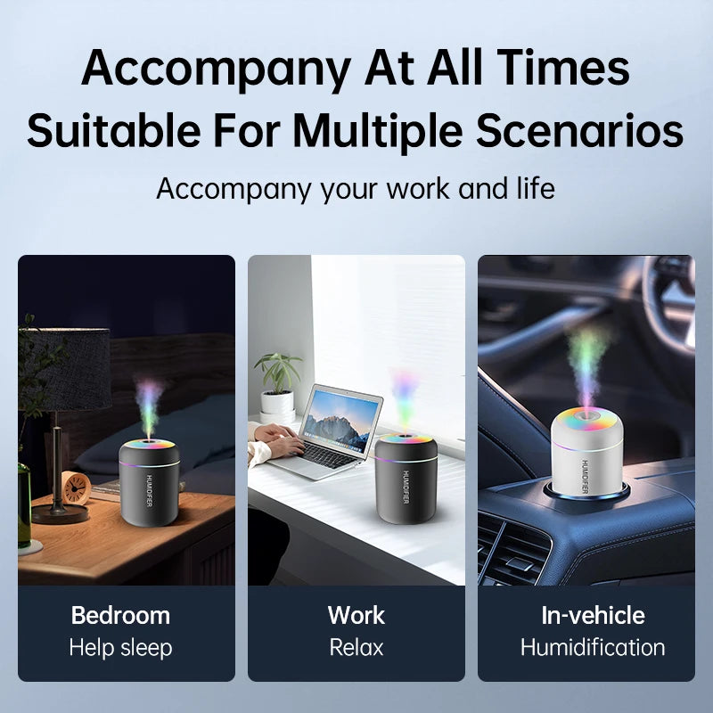 SerenityMist Portable Mini Aroma Humidifier