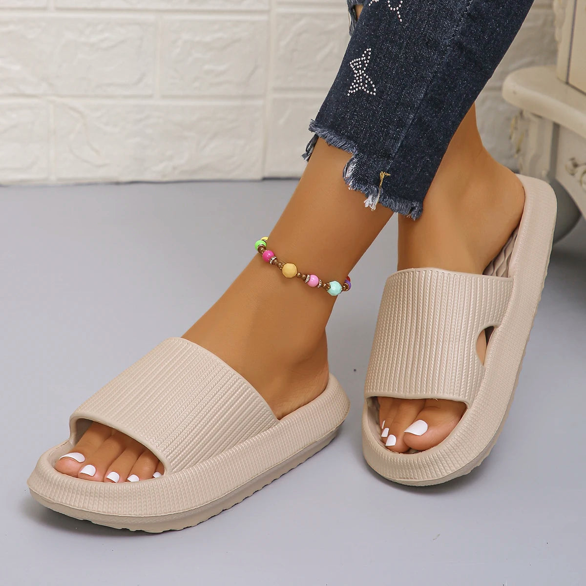 CloudStep Thick-Soled Indoor Comfort Slides